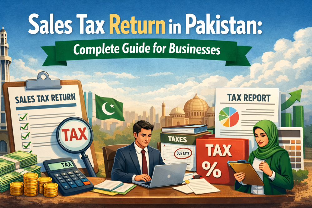 Sales tax registration and return